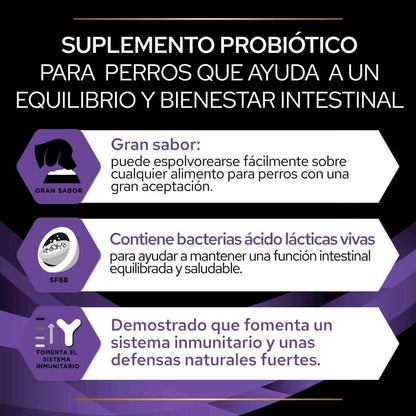 Purina Pro Plan Canine Fortiflora Suplemento nutricional para perros 30x1g
