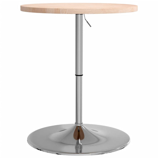 Mesa Alta De Madera Maciza Roble Ø60x90,5 Cm_0