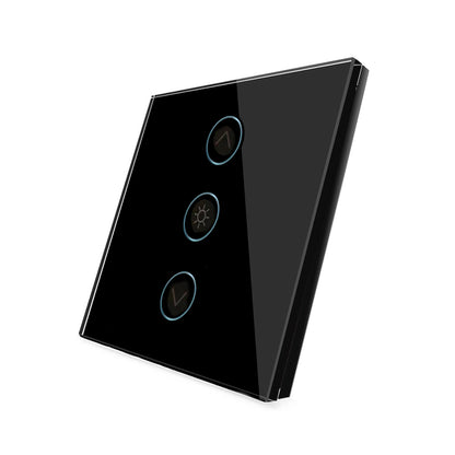 Frontal 1x Cristal Negro, 3 Botones, Dimmer_1