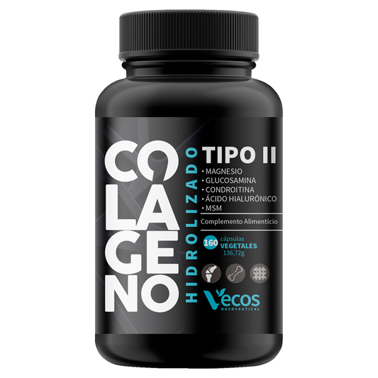 Colágeno Tipo Ii Vecos 160 Cápsulas | Comfort Para Articulaciones Y Movilidad | Glucosamina + Condroitina + Msm_0