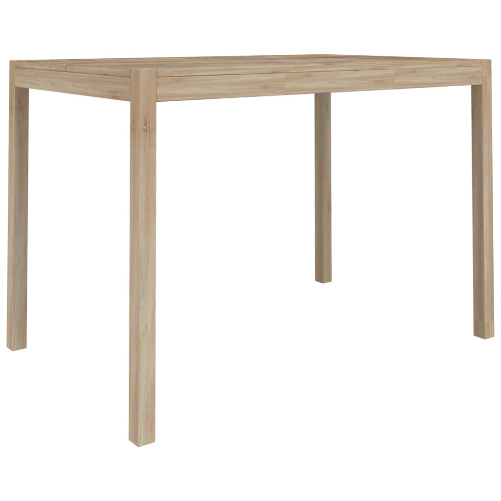 Mesa De Comedor Madera Maciza De Acacia 110x70x75 Cm_0