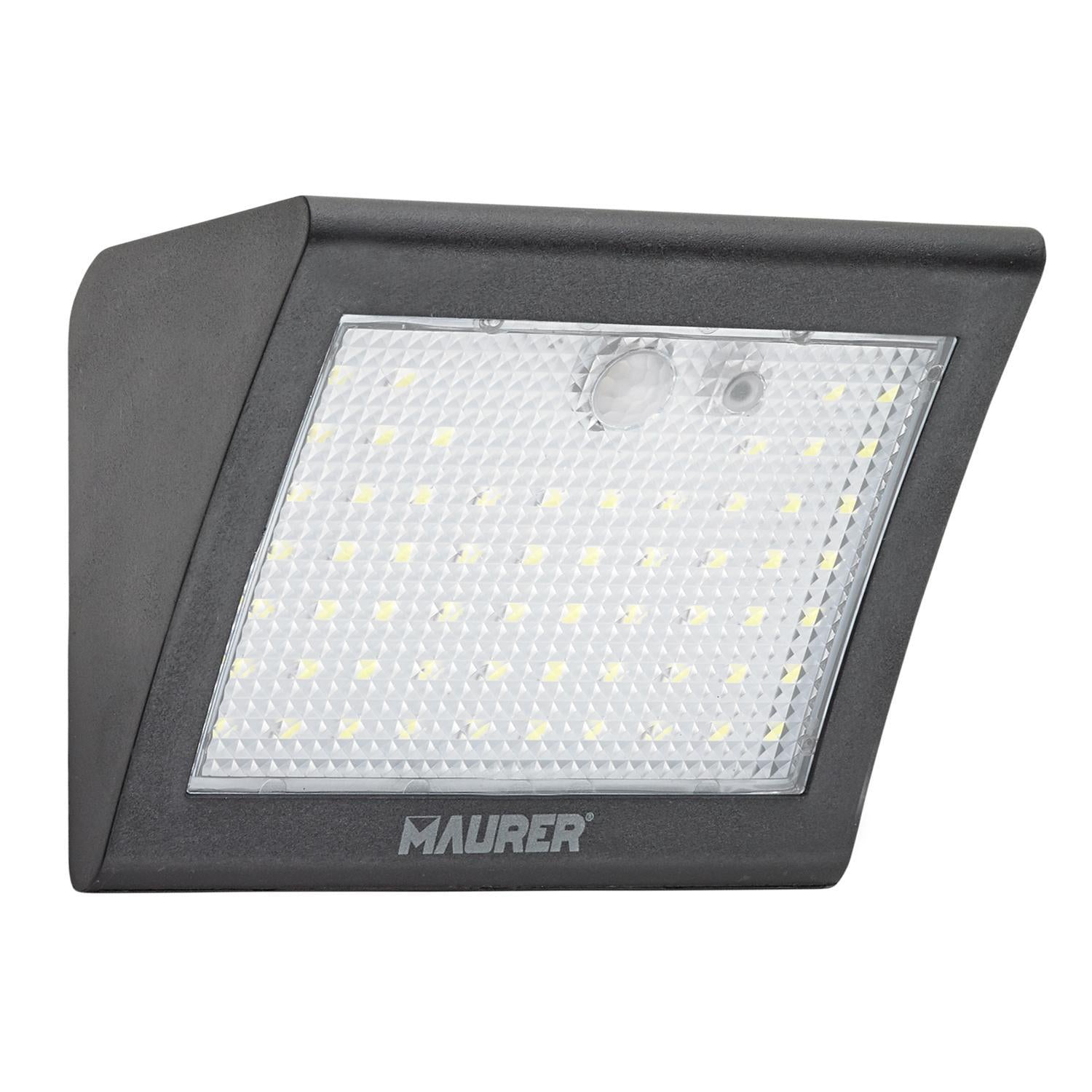Aplique Solar Led 250 Lumenes Con Sensor De Movimiento Y Crepuscular Ip65