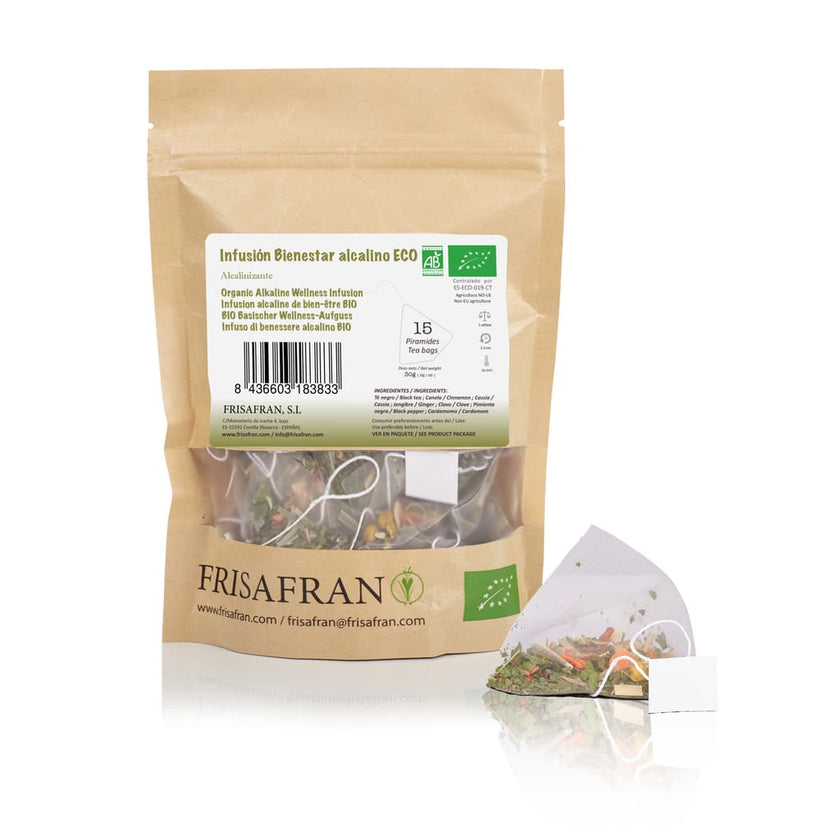 Infusión Bienestar Alcalino Pirámides Ecológica | Frisafran 60 Uds_0
