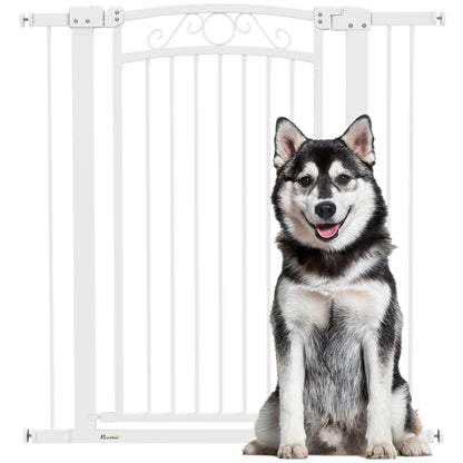 Pawhut Barrera Para Perros Con Cierre Automático_0
