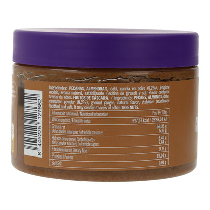 Crema de pecanas Cinnamon Roll de nueces y almendras Nut&Me 250 gr_
