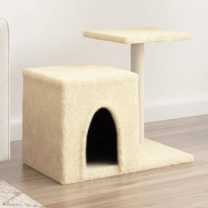 Vidaxl Rascador Para Gatos Con Postes De Sisal Color Crema 50,5 Cm_1