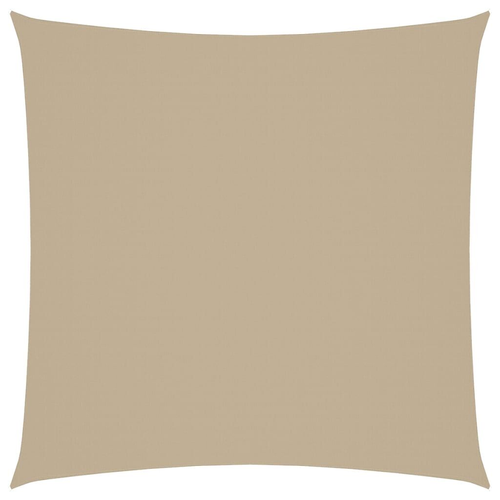 Vidaxl Toldo De Vela Cuadrado Tela Oxford Beige 7x7 M_0