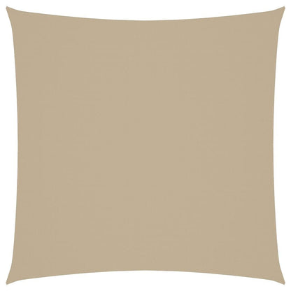 Vidaxl Toldo De Vela Cuadrado Tela Oxford Beige 7x7 M_0