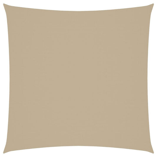 Vidaxl Toldo De Vela Cuadrado Tela Oxford Beige 7x7 M_0