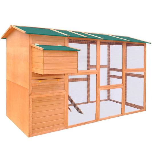 Vidaxl Gallinero De Madera 295x163x170 Cm_0