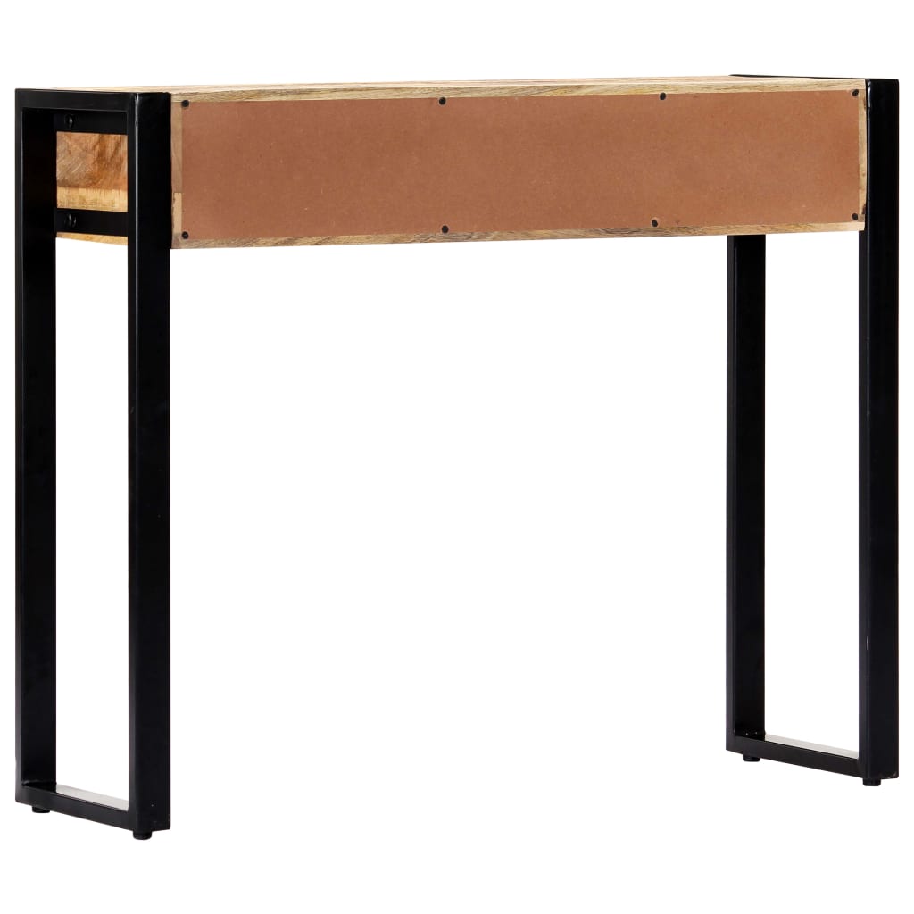 Mesa Consola De Madera Maciza De Mango 90x30x75 Cm_1