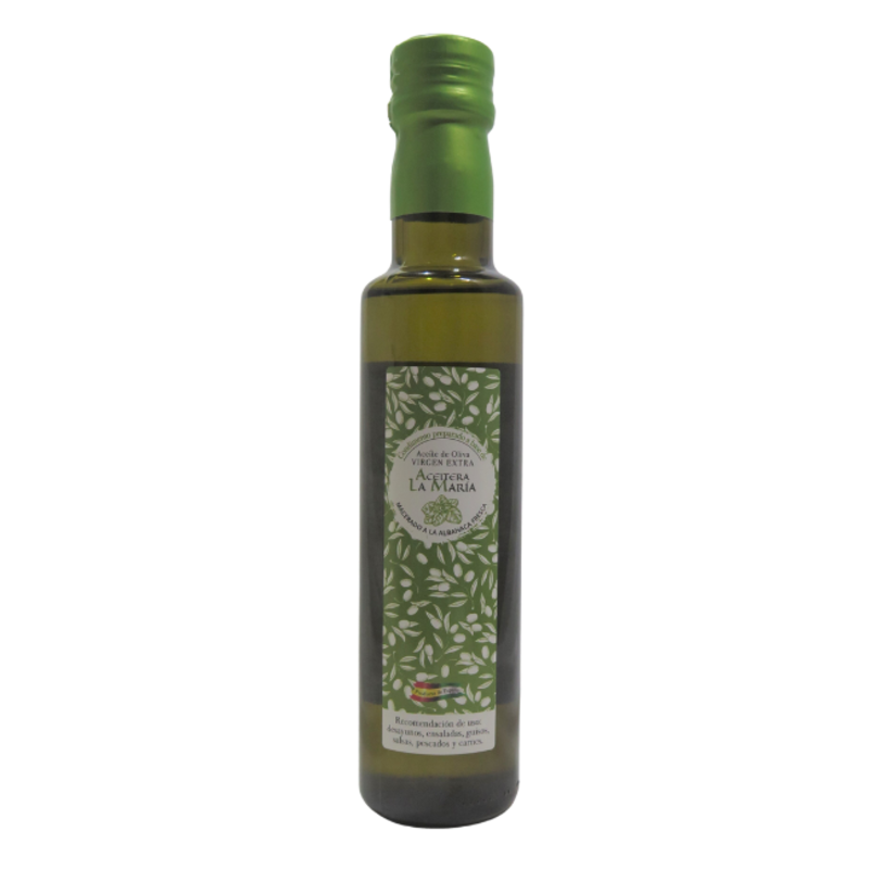 Aceite De Oliva Virgen Extra Macerado A La Albahaca 25 Cl Cristal