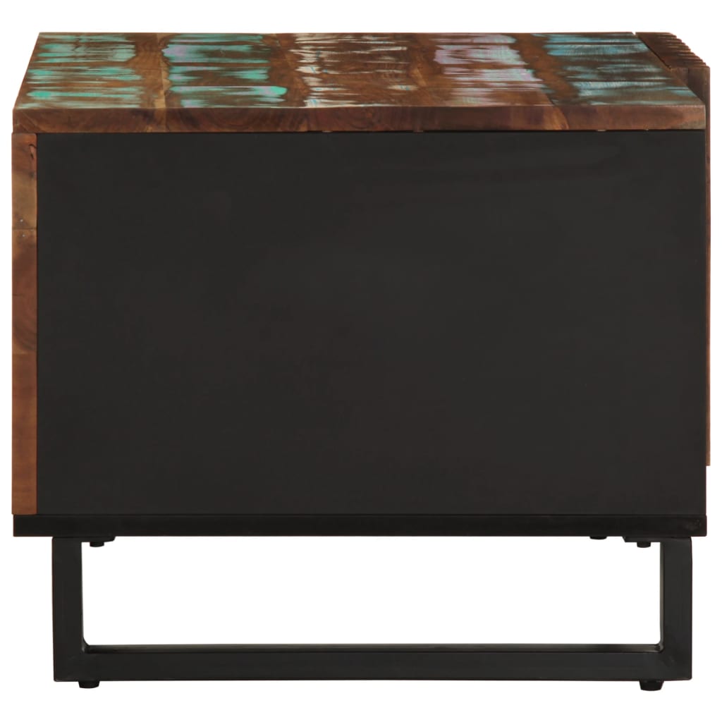 Mesa De Centro Madera Maciza De Acacia 80x51x40 Cm_1