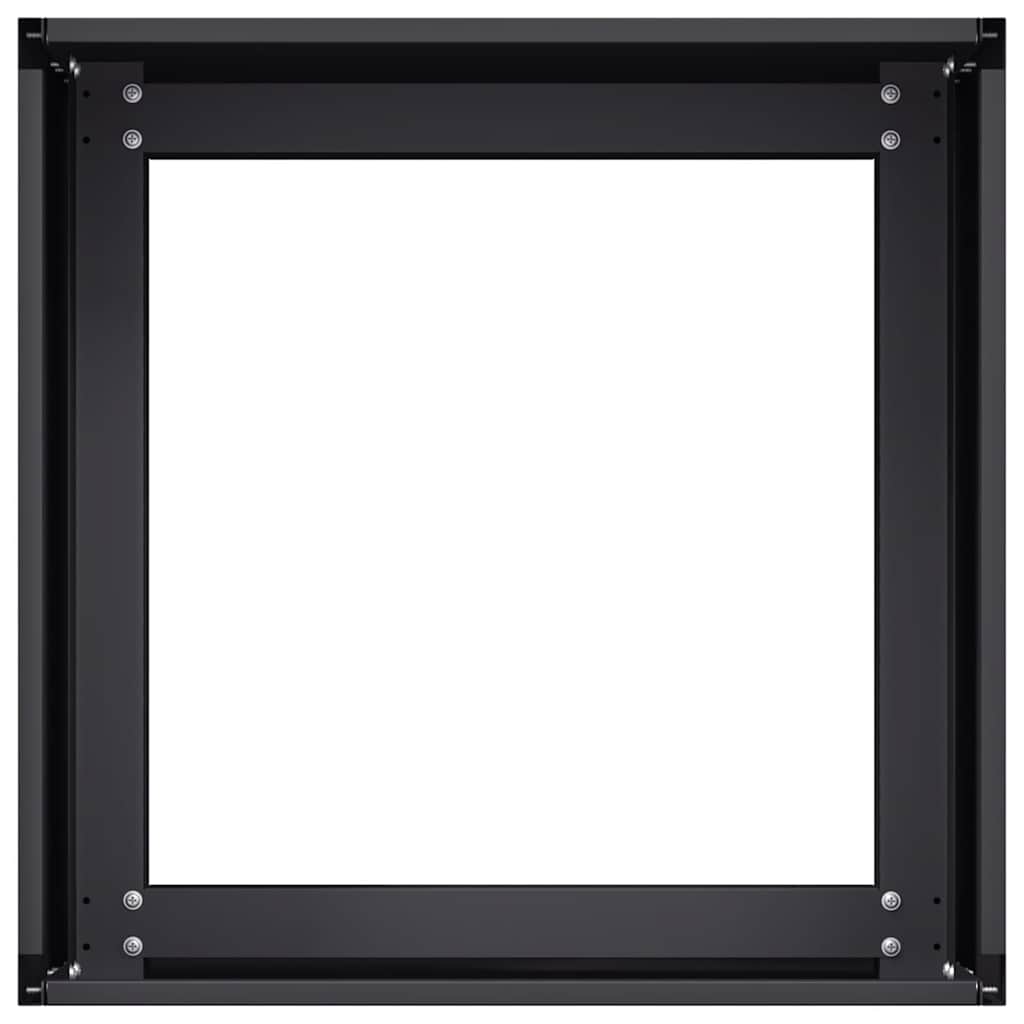 Jardinera Acero Negro 40x40x30 Cm_4