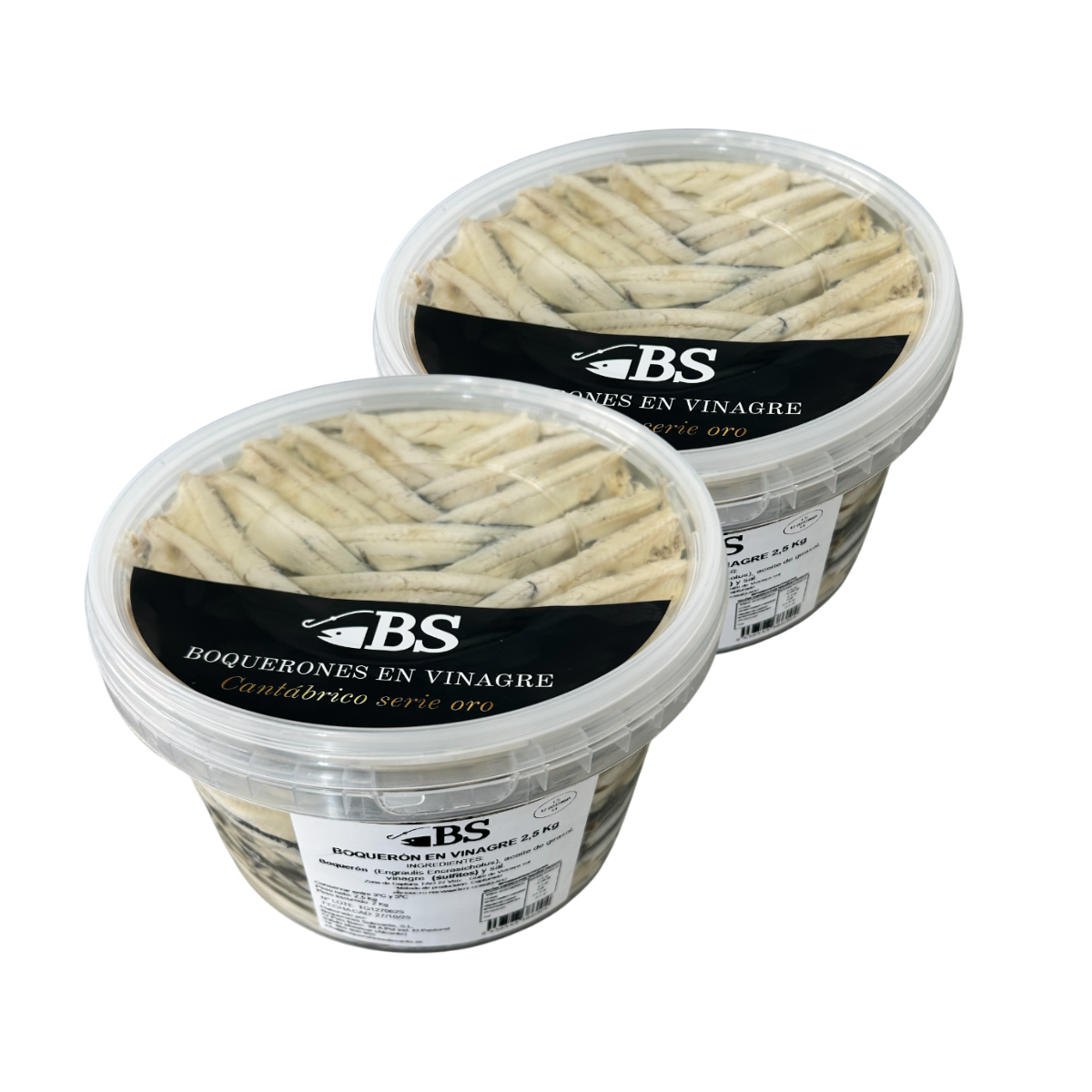 Pack Ahorro 2 X Boquerón En Vinagre Del Mar Cantábrico 2,5kg_0