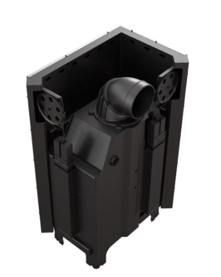 Bricosol Chimenea De Leña De Acero Kratki Mbz Izquierda 13 Kw Ø 200 Puerta Elevable_3
