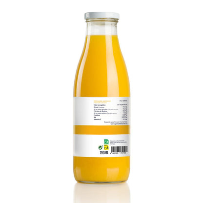 Pack 6x Zumo de Naranja 100% fruta exprimida Eco Planeta Huerto 750ml