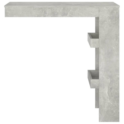 Mesa De Bar De Pared Madera Contrachapada Gris 102x45x103,5cm_1