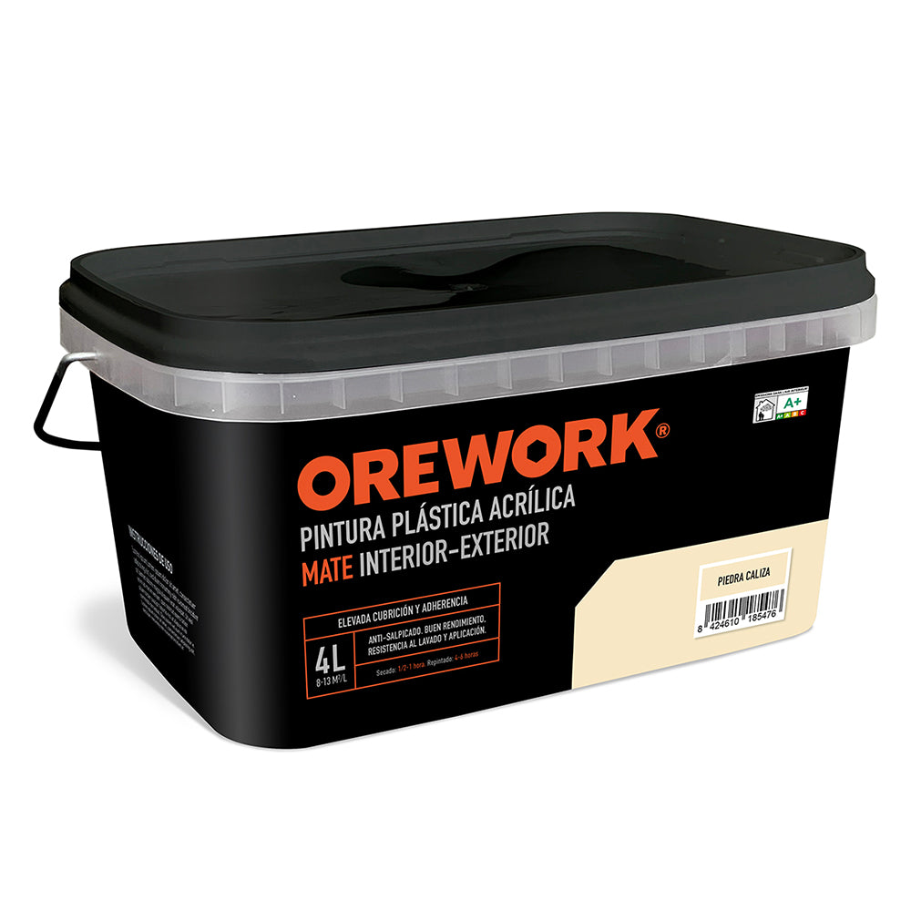Pintura Monocapa Para Interior - 4 L - Piedra_0
