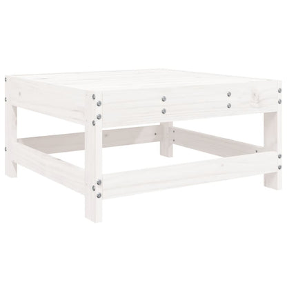Vidaxl Juego De Muebles De Jardín 6 Piezas Madera Maciza Pino Blanco_5