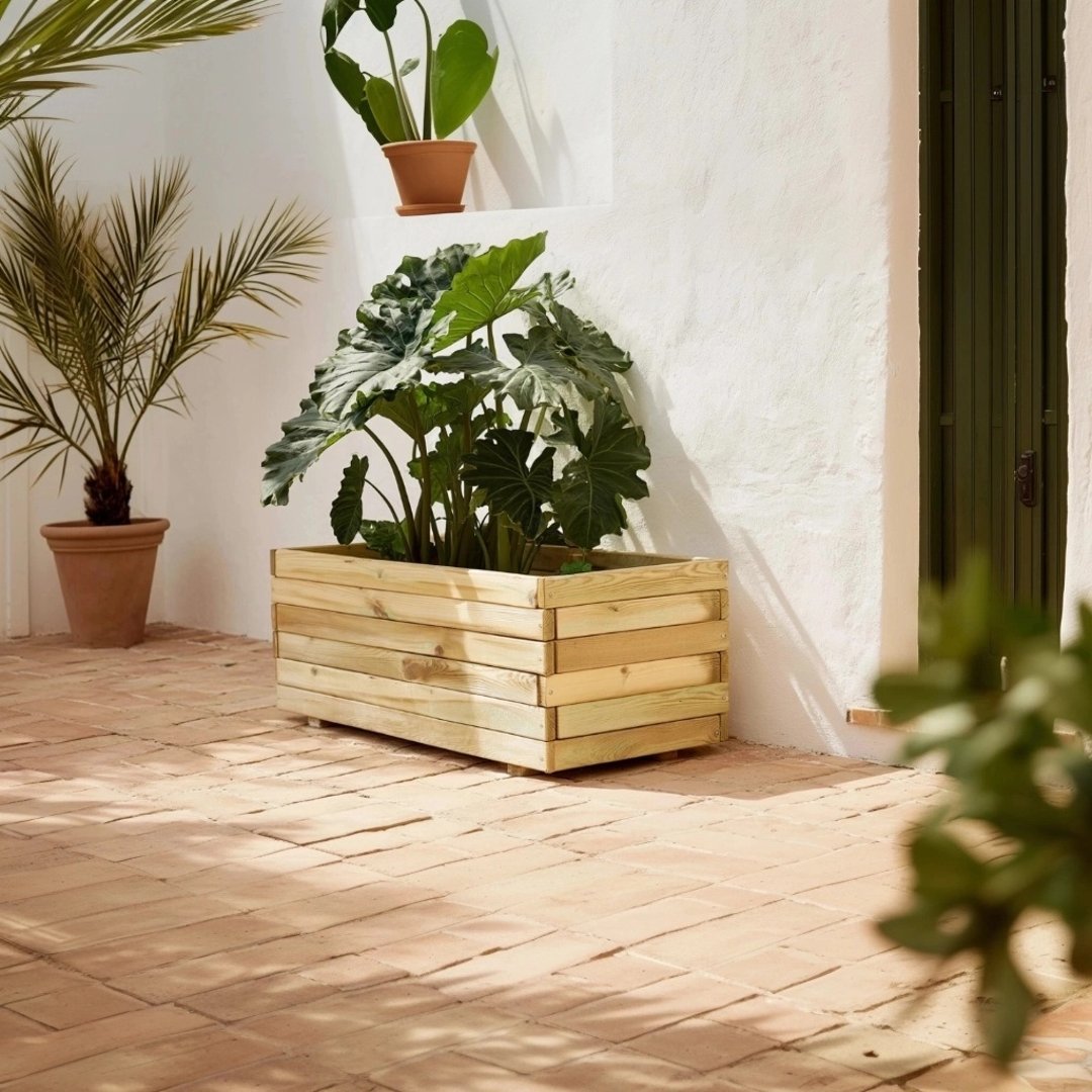 Jardinera De Madera Dora Planter 32x80x40 Cm Nortene_4