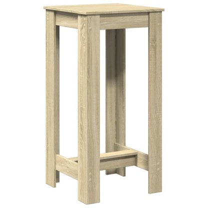 Mesa Alta De Bar Madera Ingeniería Roble Sonoma 51x50x103,5 Cm_4