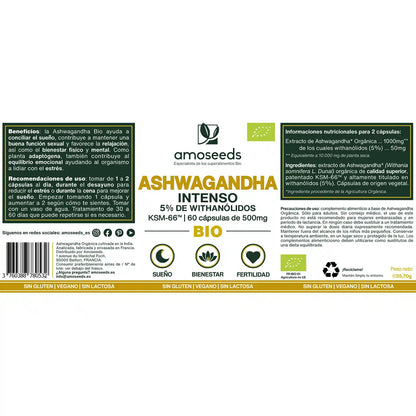Ashwagandha Bio Ksm-66™, 5% Withanólidos | 60 Cápsulas_4