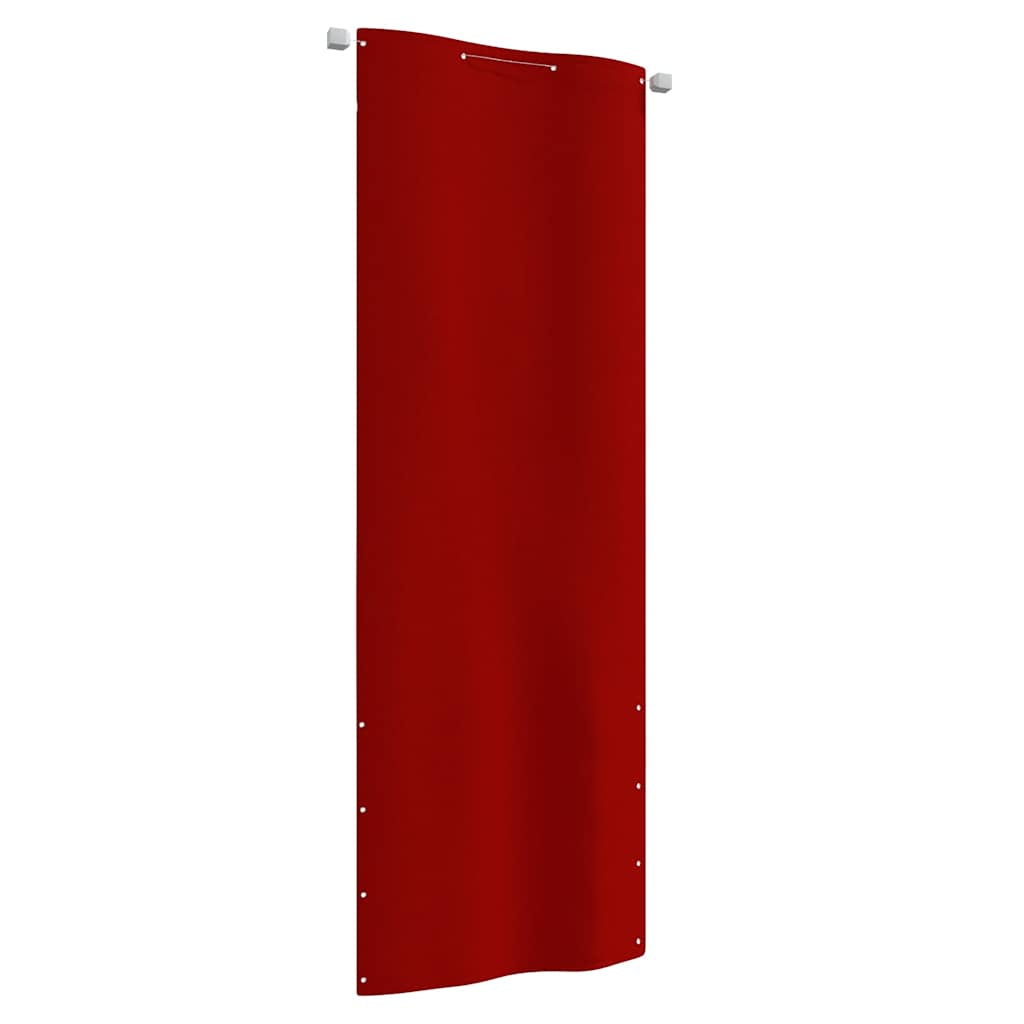 Vidaxl Toldo Para Balcón De Tela Oxford Rojo 80x240 Cm_0