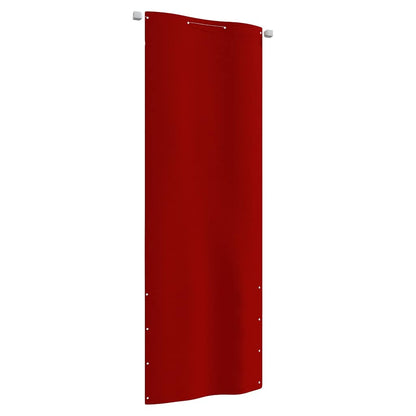 Vidaxl Toldo Para Balcón De Tela Oxford Rojo 80x240 Cm_0