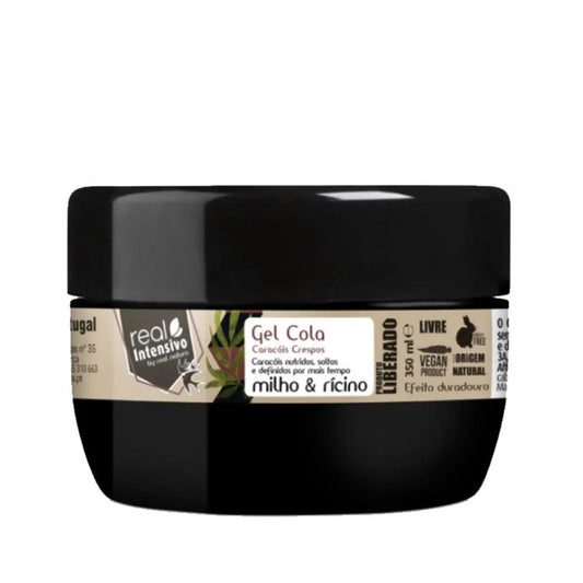 Gel Cola Liberado Caracóis Crespos Real Natura 350ml_0