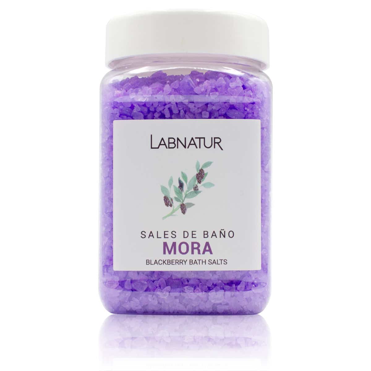 Sales de Baño Mora Labnatur 400 g | Hidratan, Suavizan y Perfuman | Aroma Dulce y Afrutado | Veganas_0