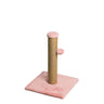 Poste Rascador Para Gato Wuapu De 55cm De Alto En Color Rosa. Base De 34x34 Cm. Para Gatos Pequeños