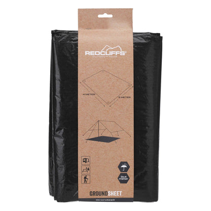 Well Home Lona De Suelo Color Negro De 3x4metros De 90gsm_0