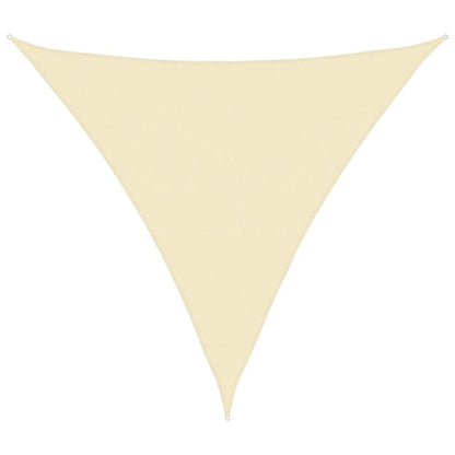 Vidaxl Toldo De Vela Hdpe Crema 160 G/m² 6x6x6 M_0