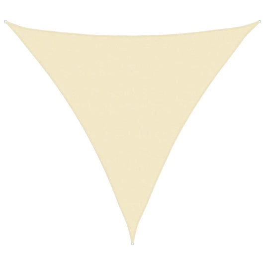 Vidaxl Toldo De Vela Hdpe Crema 160 G/m² 6x6x6 M_0