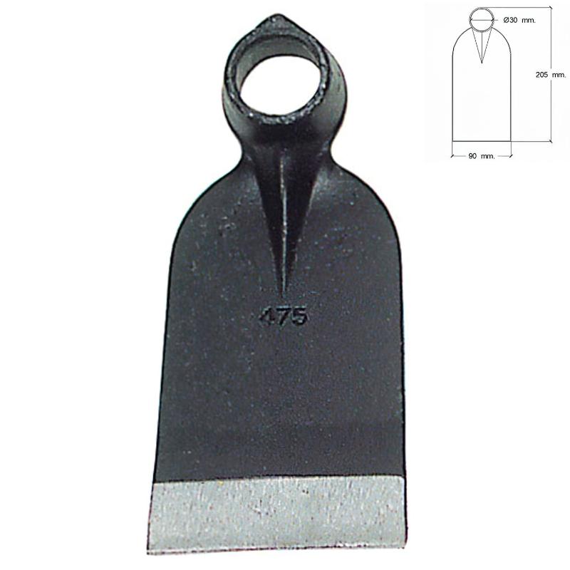 Azada Forjada Sin Mango 207/  475 Gramos_0