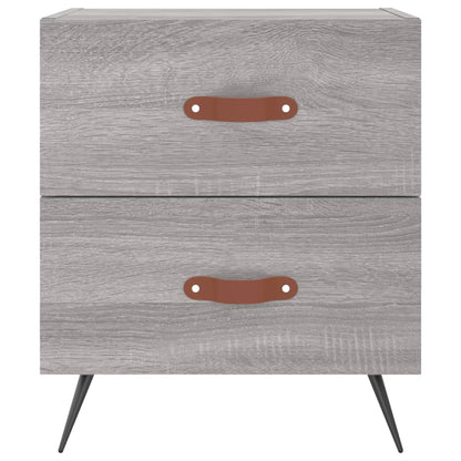 Mesitas Noche 2 Uds Madera Ingeniería Gris Sonoma 40x35x47,5 Cm_4