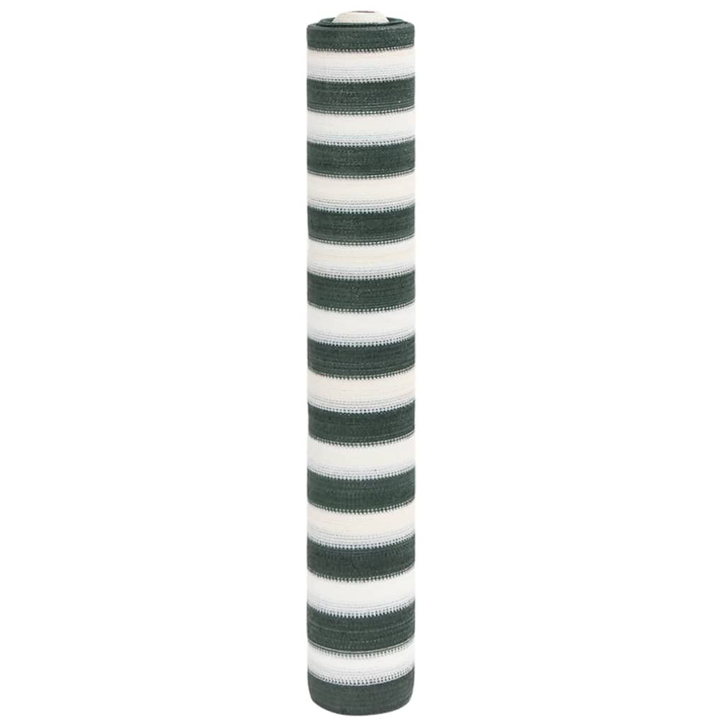 Vidaxl Red De Privacidad Hdpe Verde Y Blanco 1,8x25 M 75 G/m²_0