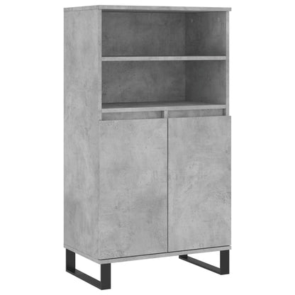 Aparador Alto Madera Contrachapada Gris Hormigón 60x36x110 Cm / Vetonek_2
