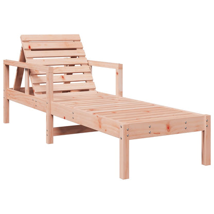 Tumbona De Madera Maciza Douglas 199,5x62x55 Cm / Vetonek_1