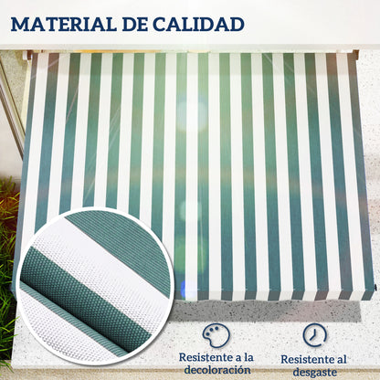 Outsunny Toldo Manual Retráctil 2x1_4