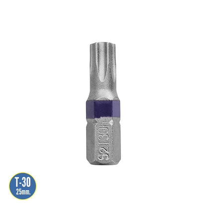Puntas Destornillador Torx 30 Inviolable (2 Piezas). Acero S2 Al Cromo Vanadio. Puntas Hexagonales, Destorpuntas,_1