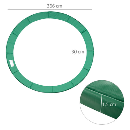 Homcom Cubierta Protectora Para Borde De Cama Elástica Trampolín Medidas_2