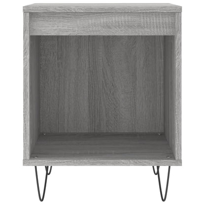 Mesita De Noche 2 Uds Madera Ingeniería Gris Sonoma 40x35x50 Cm_3