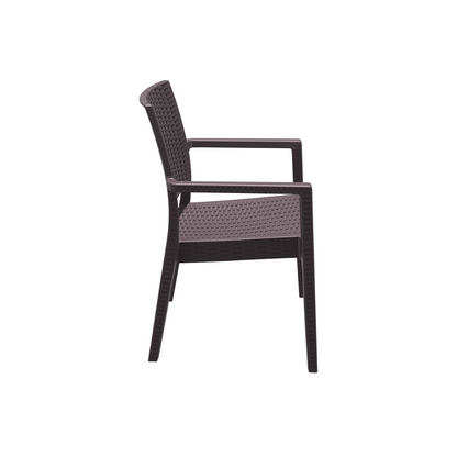 Siesta Exclusive Pack De 2 Sillas Para Exterior Ibiza Ratán Marrón_2