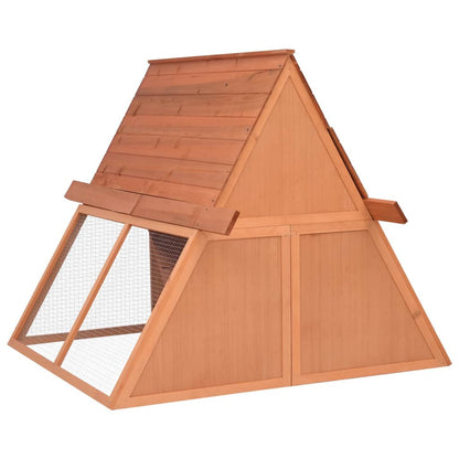 Vidaxl Conejera De Madera Maciza De Abeto 152x127x109,5 Cm_4