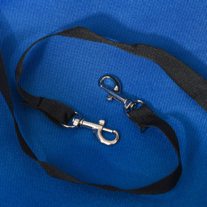 Pawhut Cochecito Para Perros Plegable Con Ruedas Universales 67x45x96 Cm Azul_4