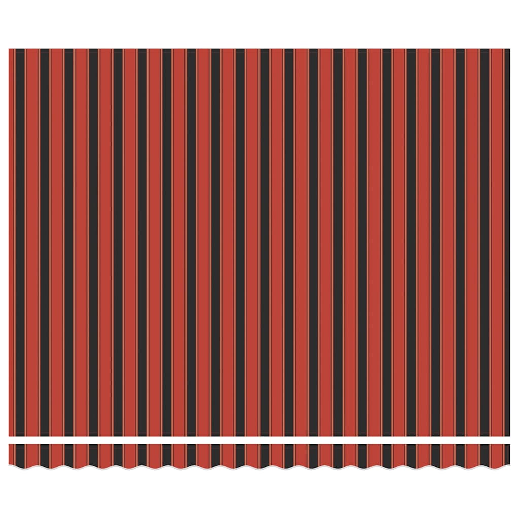Toldo Retráctil Automático Naranja Y Marrón 4x3 M_2