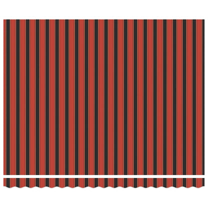 Toldo Retráctil Automático Naranja Y Marrón 4x3 M_2