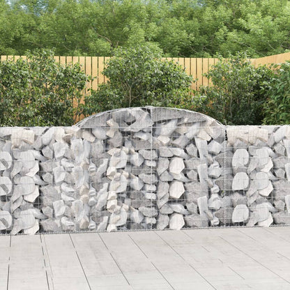 Cestas De Gaviones 20 Uds Forma Arco Hierro 300x30x100/120 Cm_1